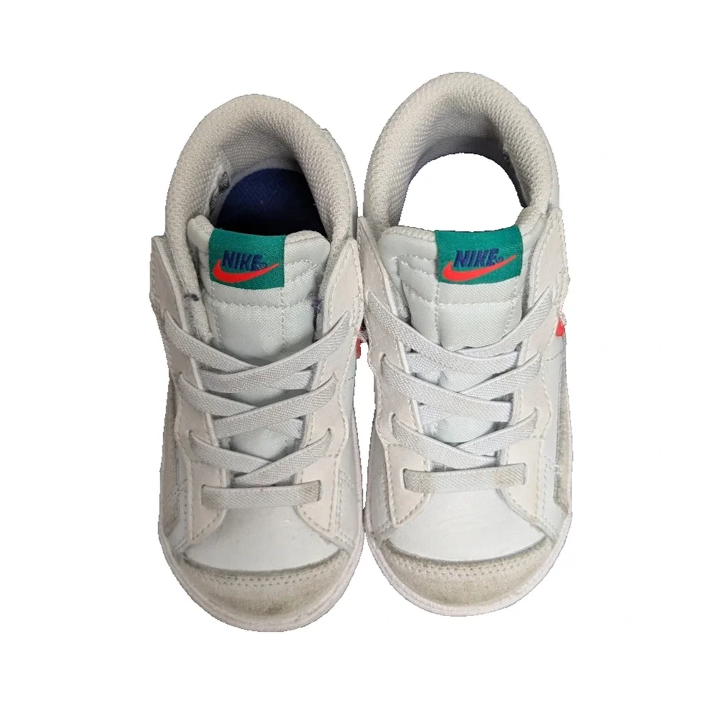 Nike Blazer Mid '77 Sneaker Toddler Kids 8C Lace Up Shoes Hook Loop Athleisure